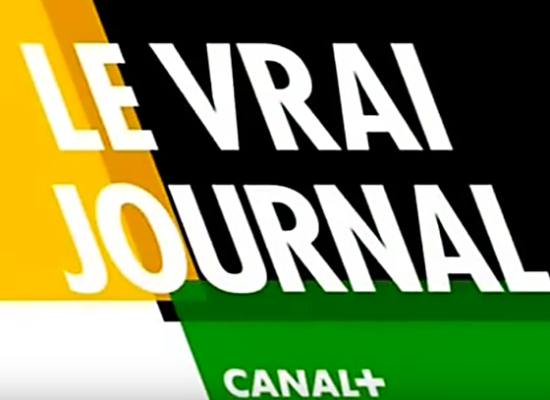 Logo Le Vrai Journal de Canal Plus-eric-zaccaron-auteur-tv