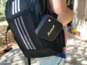 marshall willen sur un sac à dos-eric-zaccaron