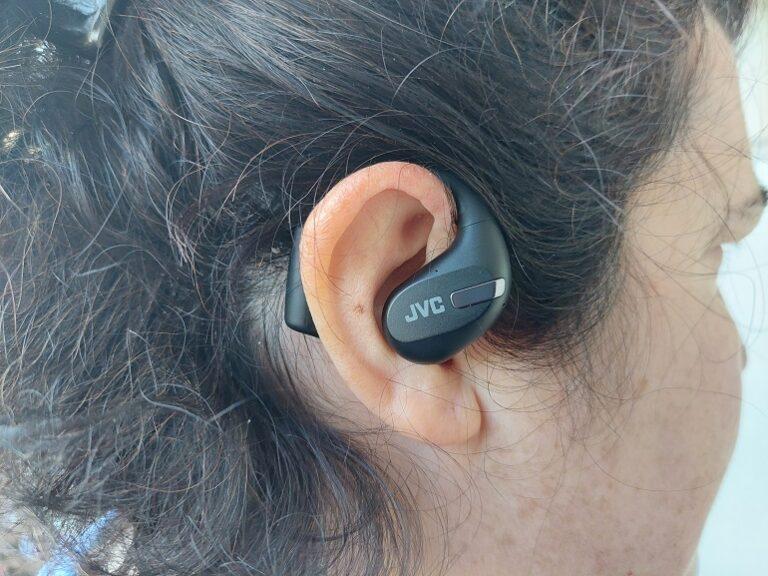 JVC nearphones ha-np50t écouteur accroché sur l'oreille